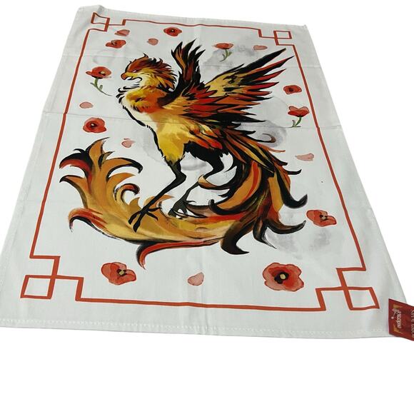 OwlCrate The Poppy War Tea Towel - R.F. Kuang July 2025 'Born from the Ashes' - Picture 5 of 10